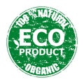 Natural eco product organic rubber stamp