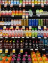 Natural Energy drinks for sale in the produce department of a local grocery store