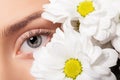 Natural eye makeup Royalty Free Stock Photo
