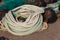 Natural fibre rope Royalty Free Stock Photo
