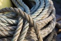 Natural fibre rope Royalty Free Stock Photo