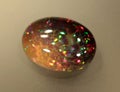 Natural fire play-of-colour opal Welo