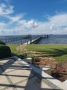 Natural flagstone walkway Royalty Free Stock Photo