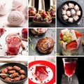 Natural food. Photo collage Royalty Free Stock Photo