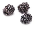 Natural fresh blackberrys closeup Royalty Free Stock Photo