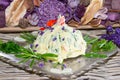 Natural fresh herb butter