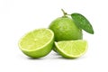 Natural fresh lime with water drops Royalty Free Stock Photo