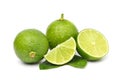 Natural fresh lime with water drops Royalty Free Stock Photo