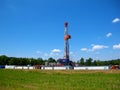 Natural Gas Drilling Worksite Royalty Free Stock Photo