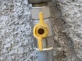 Natural gas knob valve detail