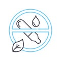 natural gas line icon, outline symbol, vector illustration, concept sign Royalty Free Stock Photo