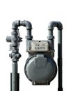 Natural Gas Meter Royalty Free Stock Photo