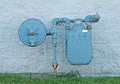 Natural gas meter Royalty Free Stock Photo