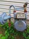Natural Gas Meter Royalty Free Stock Photo