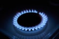 Natural gas stove Royalty Free Stock Photo