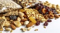 Natural Goodness: Dive into a Snack Oasis with Dried Fruits and Nuts, a Healthy Choice Bursting with Flavorful Delight