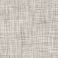 Natural Gray French Linen Texture Background. Old Ecru Flax Fibre Seamless Pattern. Organic Yarn Close Up Weave Fabric for