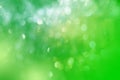 Natural green blurred background. Green bokeh, defocused lights. Abstract blur background Royalty Free Stock Photo