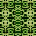 Natural Green Endless African Pattern. Grassy