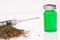 Natural Green Injection Royalty Free Stock Photo
