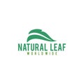 Natural Green leaf ecology logo nature element vector,Green ecology logo vector icon illustration Royalty Free Stock Photo