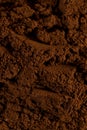 Natural Ground Coffee Background Royalty Free Stock Photo