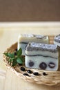 Natural handmade coffee soap.