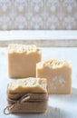 Natural handmade soap. Spa Royalty Free Stock Photo