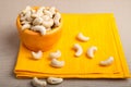 Natural and healthy cashew nuts for raw foodists Royalty Free Stock Photo