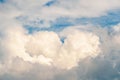 Natural heart shaped cloud Royalty Free Stock Photo