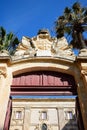 Natural History museum entrance, Mdina. Royalty Free Stock Photo