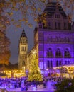 Natural History Museum in London at Christmas