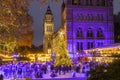 Natural History Museum in London at Christmas