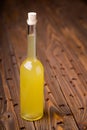 Natural homemade orange cloves liqueur Royalty Free Stock Photo