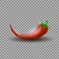 Natural Hot Red Cayenne Chili Pepper Royalty Free Stock Photo