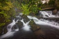 Natural hot springs of Tabacon in Arenal Volcano National Park (Costa Rica) Royalty Free Stock Photo