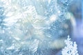 Winter frost. Cool Winter Abstract Ice Glass, Frost background Royalty Free Stock Photo