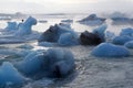 Natural iceberg in the ocean in northern Iceland