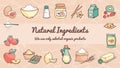 Natural ingredients banner