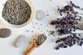 Natural Ingredients for Homemade Body Lavender Salt Scrub