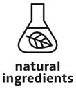 Natural ingredients label. Bio product warranty symbol Royalty Free Stock Photo