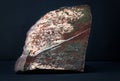 Natural Jasper stone with a single polished surface.