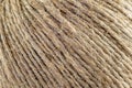 Natural jute twine, macro shot. Jute thread texture. Skein of jute rope. Royalty Free Stock Photo