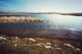 Natural lake landscape