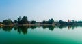 Natural Lakes of Janakpur Nepal. Royalty Free Stock Photo