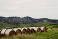 Natural landscape of autumn in Tuscany Italy.