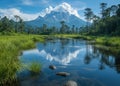 .natural landscape of Borneo island