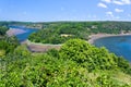 Natural landscape in Brittany, France