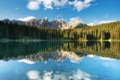 Natural landscape in the Dolomites Alps in the Italy Royalty Free Stock Photo