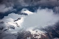 Natural Landscape Mountain Range Scenery of Alpine, Switzerland, Beautiful View of Idyllic Swiss Alps Mount With Snowy, Nature Sce Royalty Free Stock Photo